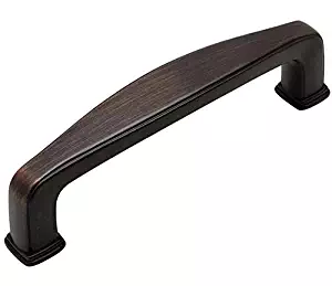 25 Pack - Cosmas 4390ORB Oil Rubbed Bronze Modern Cabinet Hardware Handle Pull - 3-1/2" Inch (89mm) Hole Centers - 3.5 Inch