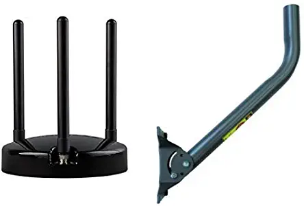 Winegard RW-2035 Extreme Outdoor WiFi Extender and WiFi Internet Signal Booster with J Pipe Mount, 22"