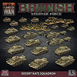 Flames of War: Late War: Desert Rats Squadron British Starter Force (BRAB13)