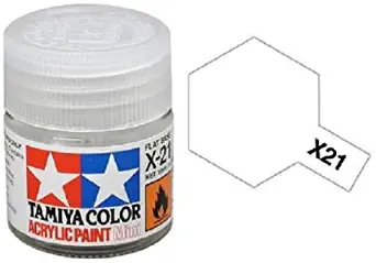 Tamiya Models X-21 Mini Acrylic Paint, Flat Base