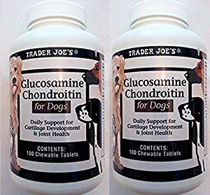 Trader Joe's Glucosamine Chondroitin for Dogs 2 Pack