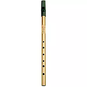 Waltons Whistle Brass - Key of D - Fun & Colorful Brass Whistle - Irish & International Instrument - Perfect for Beginners, Intermediates, and Experts