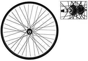 Wheel Master Rear Bicycle Wheel 26 x 1.75/2.125 36H, Steel, Bolt On, Black