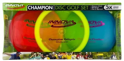 Innova Champion Disc Golf Set Â– Driver, Mid-Range & Putter, 150 Grams Each, Colors May Vary (3 Pack), Colors Vary, ICD-1