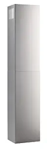 Broan FXNE58SS Optional Flue Extension for EW58 Range Hoods, Ducted, and Non-Ducted Hoods, Stainless Steel, For 9' - 10' Ceilings