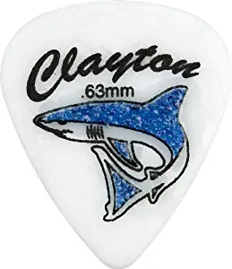 Clayton Sand Shark Guitar Picks (Select from gauges .38mm - 1.26mm)
