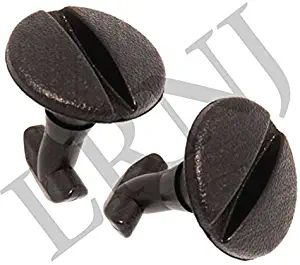 BRITPART REAR BUMPER TOW EYE COVER FASTENER CLIP X2 COMPATIBLE WITH LAND ROVER RANGE ROVER SPORT 2006-2009 PART # DYR500010