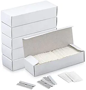 REXBETI 600PCS Single Edge Razor Blades, Industrial Razor Blades, Box Cutter Replacement Blades, Glass Scraper Razor Blades