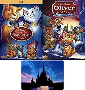 The Aristocats / Oliver and Company: Disney Family Musical Movie DVD Collection with Bonus Art Card