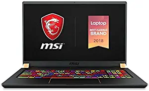 MSI GS75 Stealth-1074 17.3" 144Hz 3ms Ultra Thin and Light Gaming Laptop Intel Core i7-9750H RTX2080 32GB 1TB NVMe Thunderbolt 3 Win10
