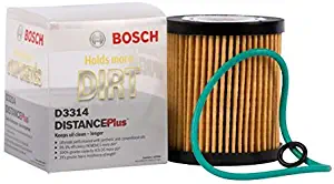 Bosch D3314 Distance Plus High Performance Oil Filter, Pack of 1