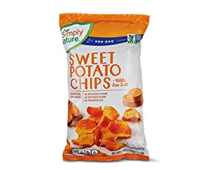Simply Nature Non-GMO Gluten-Free Low Sodium Sweet Potato Chips with Sea Salt - 7 oz. Bag