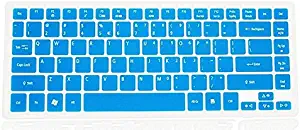 Leze Ultra Thin Keyboard Protector Skin Cover for for Acer Aspire 4736Z 4736G 4738ZG 4738G 4739Z 4733Z 4743G 4745G 4749G 4750G 4752G 4535 4535G 4540G 4551G 4625G 4250 4253 Semi Blue