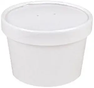 Sweet Bliss Cup Frozen Dessert Containers, 8 oz., 25CT, White