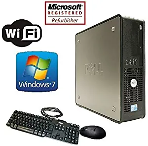 Dell Optiplex 780 SFF Small Form Factor Tower Desktop PC Intel Core 2 Duo 3.0GHz/16GB/1TB WiFi Wireless Computer Windows 7 Pro