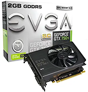 EVGA GeForce GTX 750Ti Superclocked 2GB GDDR5 Graphics Card 02G-P4-3753-KR