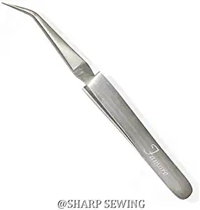 Super Sewing Supplies for NIFTY NOTIONS #NN1220 4-1/2" OPPOSABLE Tweezers Curve