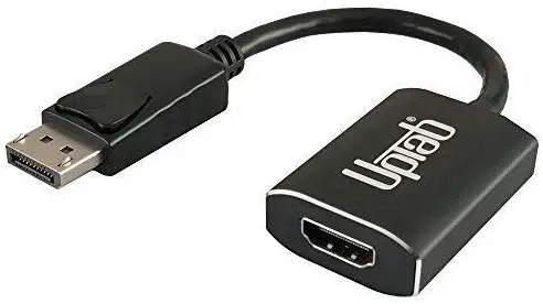 DisplayPort to HDMI Active Adapter with HDR Support Displays up to 4k at 60Hz with HDR High Dynamic Range - Connect PC or Tablet with DisplayPort to HDMI Enabled Monitor, TV or Projector