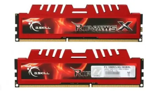 G.SKILL Ripjaws X Series 16GB (4 x 4GB) 240-Pin DDR3 SDRAM DDR3 1600 (PC3 12800) Desktop Memory Model F3-12800CL9Q-16GBXL