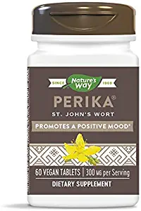 Nature's Way Perika St. John’s Wort, 60 Tablets, Pack of 3