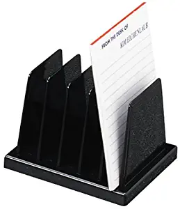 Officemate Small Standard Sorter, 5 Compartments, 4.125 x 5 x 3.5 Inches, Black (21202)