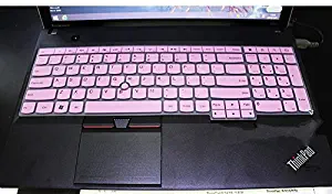 Leze - Ultra Thin Soft Keyboard Skin Cover for Lenovo Thinkpad E531 E540 E555 E560 E565 E570 E575 W540 W541 W550 W550s L560 L570 T550 T560 P50 P50s P70 P71 Laptop - Pink