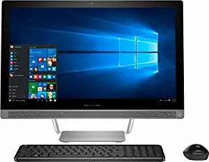 Premium HP Pavilion 23.8" Touch-Screen All-in-One Desktop, 7th Gen Intel Quad-Core i5-7400T Processor 2.4GHz, 12GB DDR4 RAM, 2TB HDD, DVD-RW, Bang & Olufsen, HDMI, Wireless Keyboard&Mouse, Windows 10