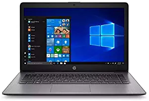 HP Stream 14inch Laptop, AMD A4-9120 Processor, 4GB DDR4 RAM, 32GB SSD, AMD Radeon R3 Graphics, WiFi, Bluetooth, HDMI, Win10 (Renewed) (Black/A4-9120)
