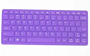 Leze - Ultra Thin Silicone Keyboard Cover Protector for 13.3" Lenovo IdeaPad 710s, 710s Plus Laptop - Purple