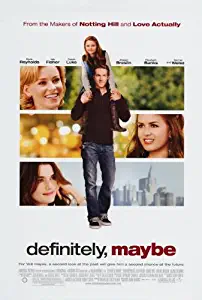 Definitely, Maybe Poster 27x40 Ryan Reynolds Elizabeth Banks Rachel Weisz