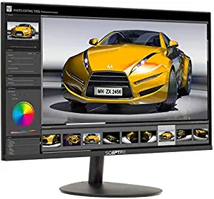 Sceptre E275W-19203R 27" Ultra Thin 1080P LED Monitor up to 75Hz 2X HDMI VGA Build-in Speakers, Machine Black 2020