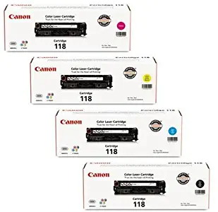 Canon 2660B015AA Original 118 Black, Cyan, Magenta, Yellow for The Color imageCLASS MF8350Cdn