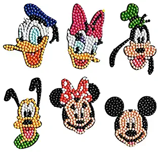 Fiuqaomy 5D DIY Diamond Painting Kits for Kids and Adult Beginners,Mosaic Stickers Paint with Diamonds by Number Kits Arts Crafts Paint Gift 6 PCS