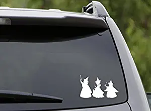 CCI Sleeping Beauty Fairy Godmothers Decal Vinyl Sticker|Cars Trucks Vans Walls Laptop| White |5 x 3 in|CCI491