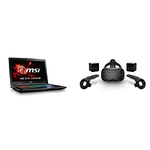MSI VR Ready GE72VR Apache Pro-024 17.3" Powerful Gaming Laptop & HTC VIVE Virtual Reality System Bundle