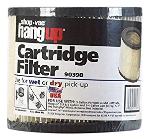Shop Vac 903-98-00 HangUp Wet and Dry Vac Cartridge Filter
