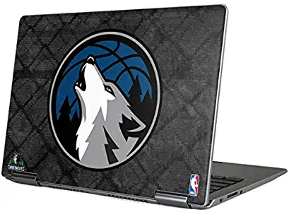 Skinit Decal Laptop Skin for Yoga 710 14in - Officially Licensed NBA Minnesota Timberwolves Dark Rust Design