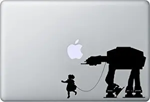 Star Wars AT Vinyl Decal Sticker Skin for MacBook Laptop in black