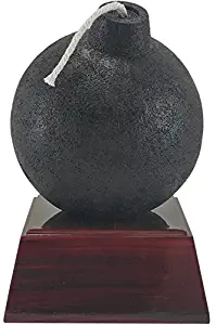 Decade Awards Bomb Trophy - Da Bomb Award - 5.5 Inch - Engraved Plate on Request