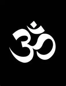 Chase Grace Studio OM Symbol Yoga Spiritual Meditation Vinyl Decal Sticker|White|Cars Trucks Vans SUV Laptops Wall Art|5" X 5"|CGS307