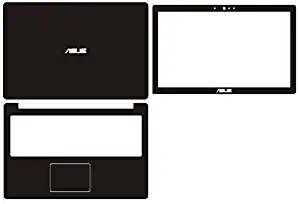 Laptop Black Carbon fiber Vinyl Skin Sticker Cover for ASUS UX501 UX501JW UX501VW 15.6-inch