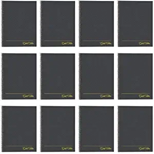 Ampad Gold Fibre Designer, Project Planner,Size 9-1/2 x 7-1/4, Asst Covers, 84 Sheets per Notebook (20-817) 12 Pack