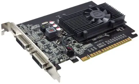 EVGA GeForce GT 610 1024MB GDDR3, Dual DVI, mini-HDMI Graphics Card 01G-P3-2616-KR