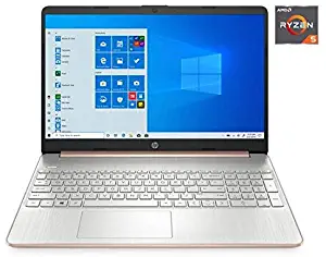 HP 15.6" Ryzen 5 8GB/256GB Laptop-Rose Gold