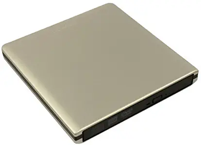 Pawtec External USB 3.0 Aluminum 8X DVD-RW Writer Optical Drive with Lightscribe (Silver)