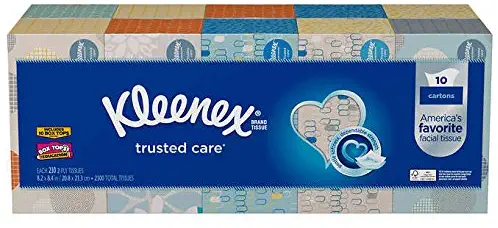 Kleenex Facial, 10 Pack-230 Tissues in Each Box, White