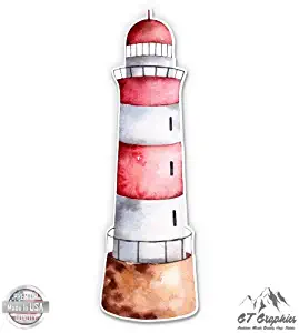 Cute Lighthouse Watercolor - 3